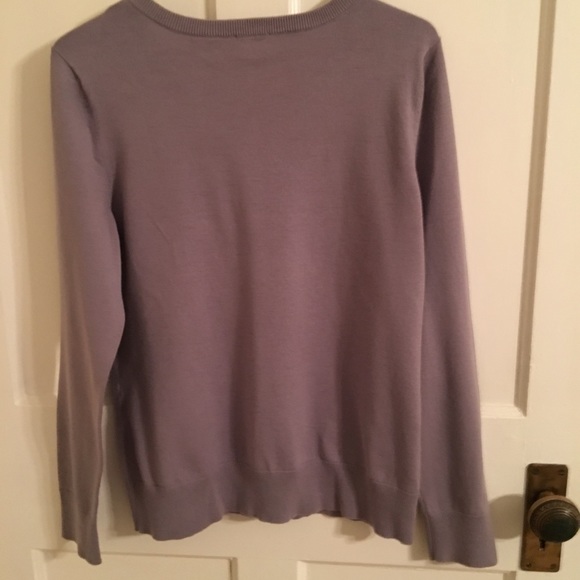 For Spring! Talbots lavender cardigan sweater! - Picture 2 of 3